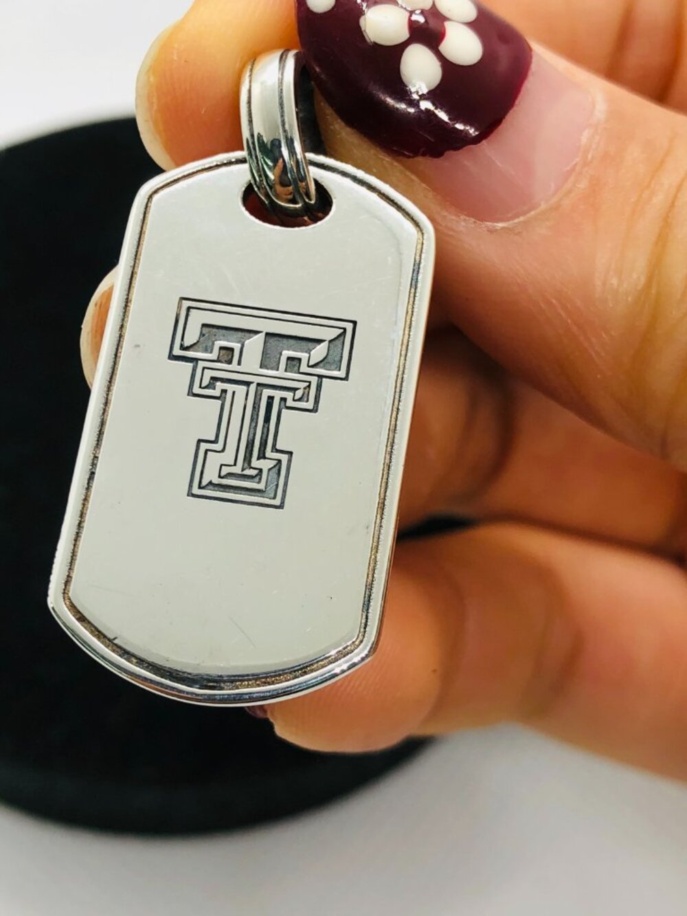 James Avery Texas Tech University Classic Tag Pendant